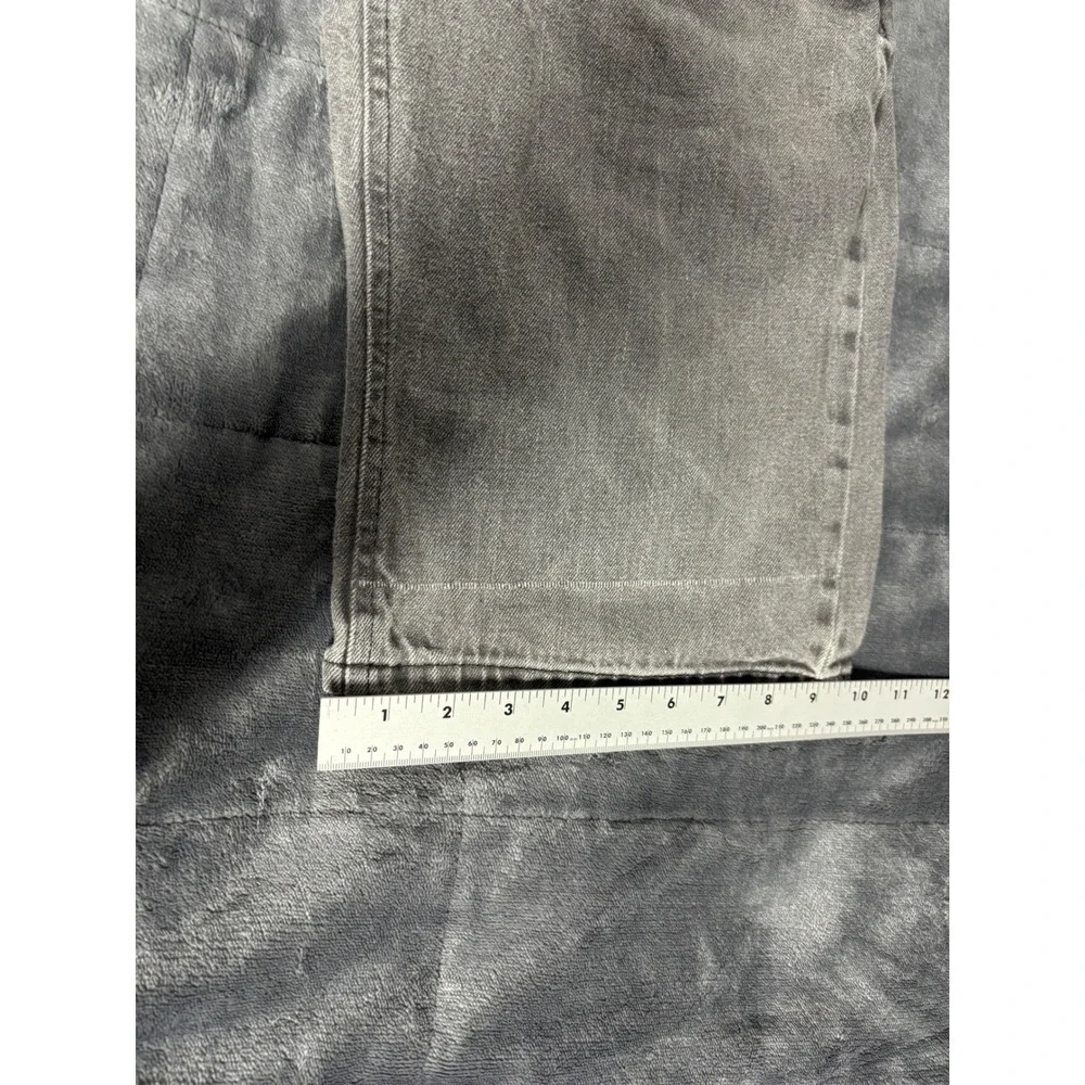 Rocawear Mens Baggy Denim Shorts Gray Faded Wide Leg‎ Y2K Streetwear Size 31